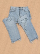 Jeansy straight high waist Sinsay M (353)