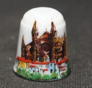 Naparstek Kolekcjonerski porcelanowy Hiszpania - Mallorca #2