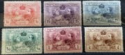 Hiszpania, król Alfons XIII i królowa Wiktoria Eugenia, 10,15,25,50,1,4