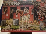 Puzzle 1000 Jumbo Horses in the Stable