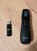 prezenter ( pilot ) do prezentacji firmy Logitech wraz z odbiornikiem USB