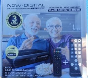 DVB-T2 Dekoder telewizji naziemnej Z uproszczonym pilotem dla seniorów 