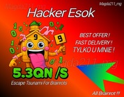Escape Tsunami For Brainrots 10xHacker Esok 690.1Sx/s NAJTANIEJ !