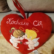 Serce poduszka, walentynki, maskotka, pluszak, przytulanka, prezent !