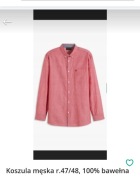 Koszula męska r.47/48, 100% bawełna