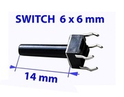 TACT MICRO SWITCH MIKROPRZYCISK 13 ~ 14  mm ,  6x6 mm - 10 sztuk !!!