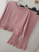 Komplet prążek kokardka