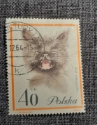 Znaczek pocztowy kot