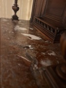 Vintage Kredens z 19 w, stół dębowy z 6 krzesłami