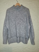 H&M sweter damski szary 