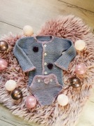 body niemowlęce z wełny merino - handmade