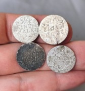 Srebrne monety Prusy 24 Einen Thaler XVIII wiek 