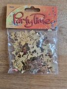 konfetti * złote kieliszki * NOWE