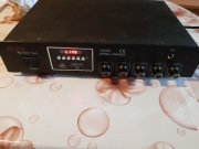 Wmacniacz dla muzyka 1x60W 8ochm fm radio usb karta sd 4wejścia wwtym2mikr 