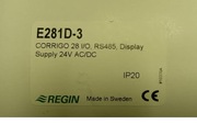Sterownik Corrigo E281D-3 firmy REGIN dla sterowania central wentylacyjnych