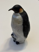 Kolekcjonerska figurka Papo – Pingwin Cesarski z pisklęciem (Vintage 2008)