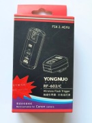 Wyzwalaczy radiowy Yongnuo RF602 do aparatów Canon