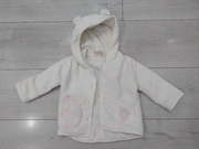 KURTKA JESIENNA WIOSENNA 68 6-9M DZIEWCZYNKA BIAŁA