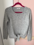 Szary sweter z długim rękawem, Pull&Bear - rozm. S