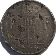 Belgia 1 frank z 1944 roku - OBEJRZYJ MOJĄ OFERTĘ