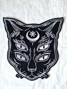 Aplikacja do naszycia haft kot magia czary