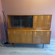 Kredens z nadstawką PRL lata 60./70. vintage mid-century modern