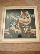 OBRAZ Haft Diamentowy 43x43 Rękodzieło w Ramie