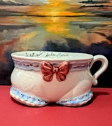 Nocnik - Porcelana - Sygnowany - ANTYK ! Niespotykany - Unikat !