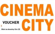 Bilet do kina Cinema City 2D cała PL wszystkie kina 7dni w tyg wazny 12mies