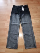 Spodnie jeansowe jeansy z bawełny ombre Cropp 