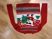 Zestaw świąteczny, Mikołaj, sweter i piżama rozmiar 146