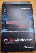 Nowy Dysk  Pcle 4.0 M. 2 SSD Samsung 990 PRO 2TB - nie otwierany