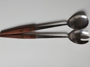 Łyżki do sałaty vintage PRL