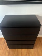 Czarna komoda Ikea
