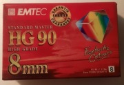 Kaseta EMTEC HG90 8mm Video8 do kamer - Nowa!