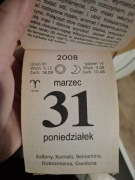 Kartki z Kalendarza Rocznik od 2001 do 2010