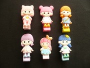 Ozdoba do włosów, lala na edytce 12 szt.