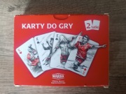 Karty do gry Warka dwie talie piłkarskie 