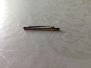 minimalistyczna zapinka ze srebra