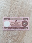 Bon Towarowy PRL rok 1979 