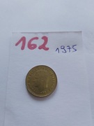 Moneta Hiszpania 1 peseta, 1975