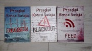 Trylogia Przegląd Końca Świata Mira Grant (Feed, Deadline, Blackout) kpl