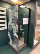 RADAWAY NES BLACK KDJ 100x80 PRAWY Z GRAWEREM PRINTEM JUNGLE