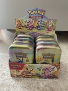 Pokemon Prismatic Evolutions Komplet 8 Puszek Mini Tin oraz 190 szt. Kart