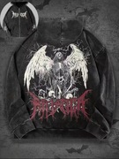 Bluza Rozpinana z Efektem Sprania rap opium y2k drip affliction autumn fall