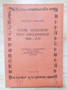 Z. Naworski - Sejmik generalny Prus Królewskich 1569-1772