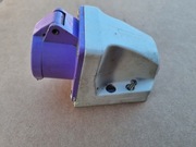 Gniazdo stałe 16A 2P 24V fioletowe IP44 typ 163