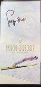 Andreas Goldberger autograf skoki narciarskie 