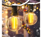 20 metrów Girlanda Świetlna Zewnętrzna Łańcuch Świetlny Zewnętrzny