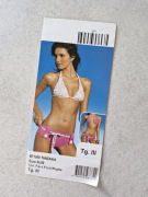 Calzedonia bikini szorty dwustronna góra kwiatki Tanzania  70-80B/C i XS/S